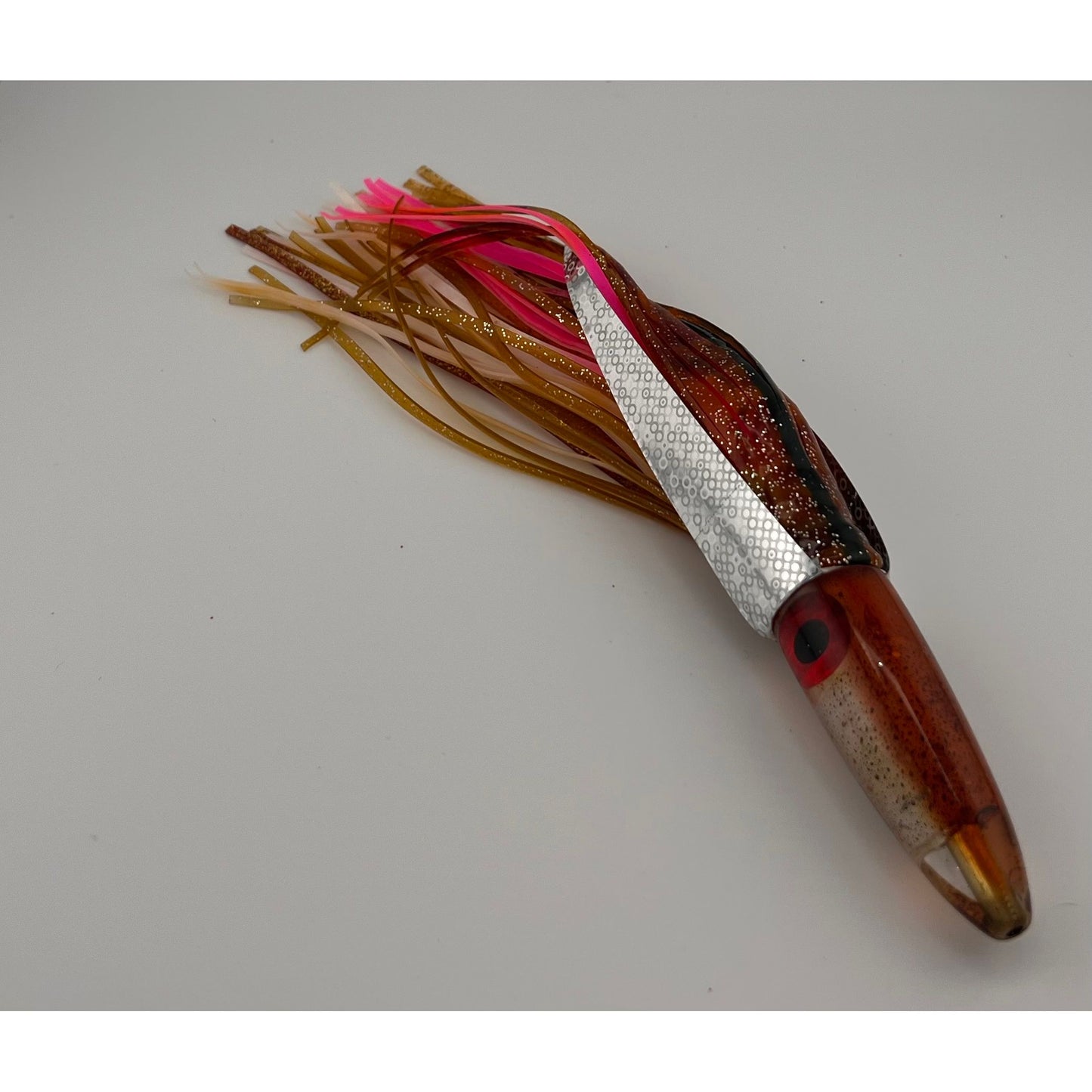 7" Squid Lure-Bullet w/black & red eye