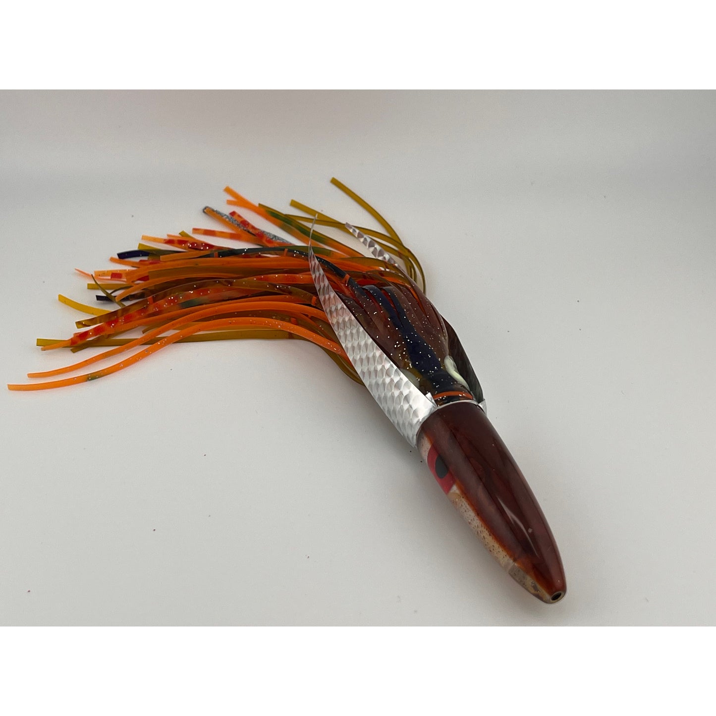 7" Squid Lure-Bullet w/black & red eye