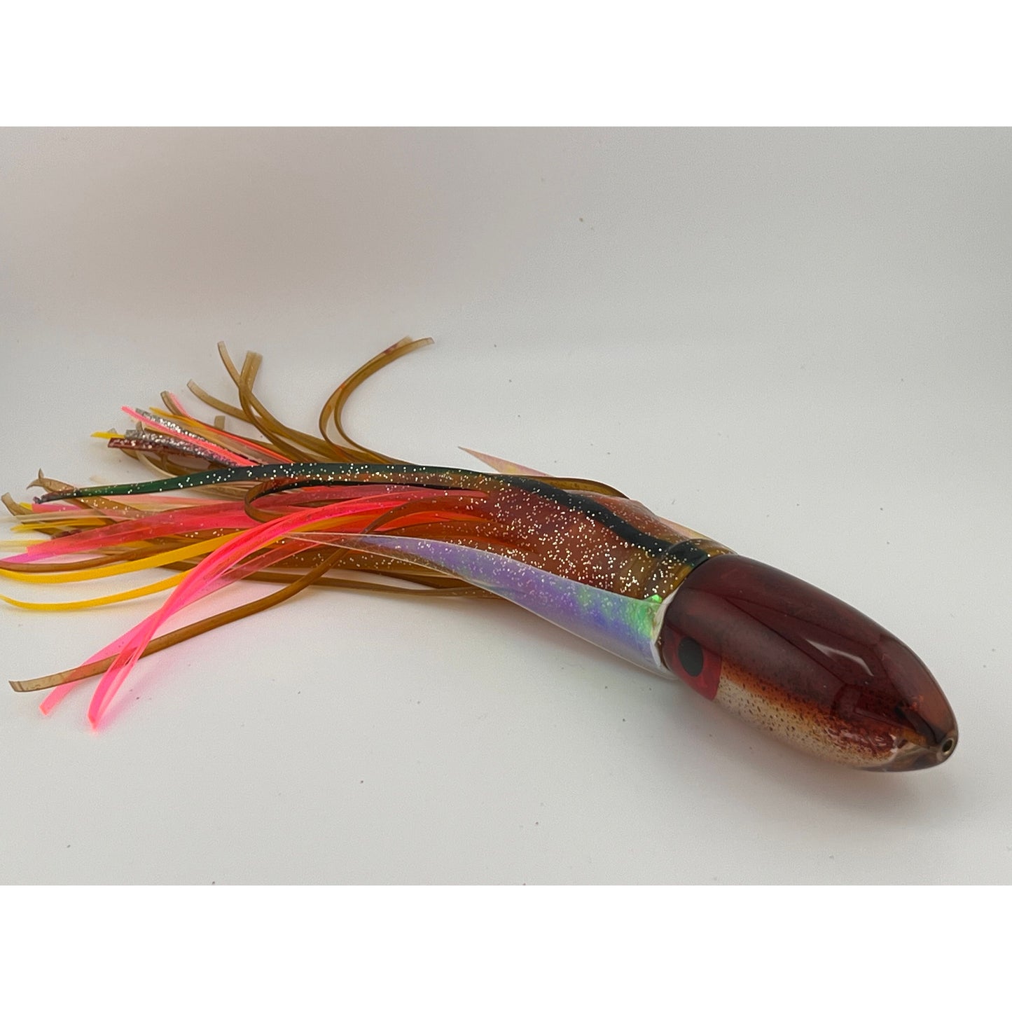9" Squid Lure-Bullet w/black & red eye