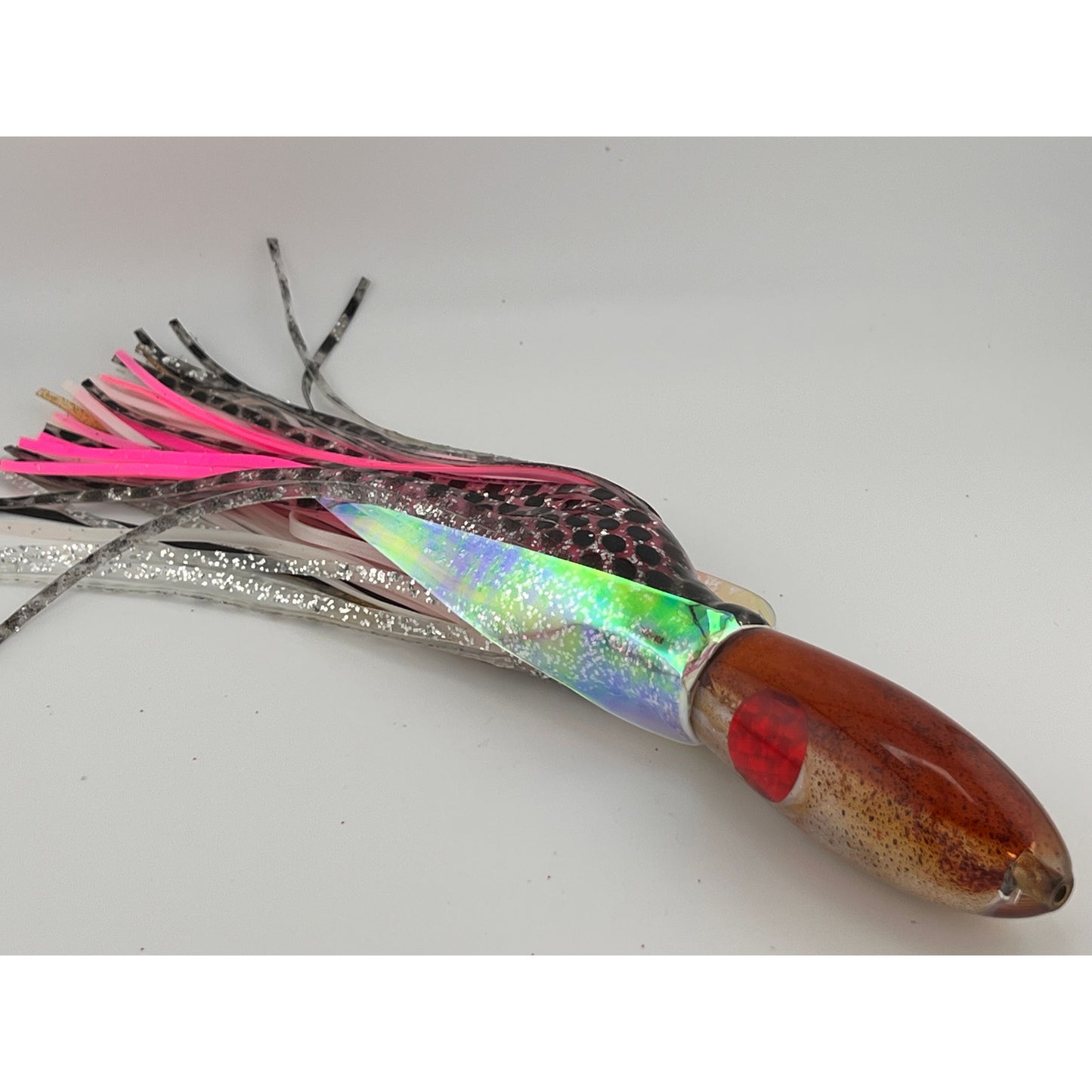 9" Squid Lure-Bullet w/solid red eye