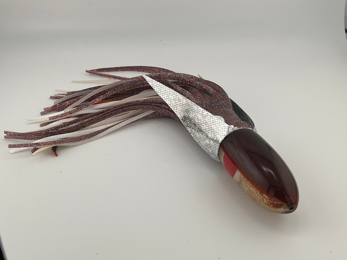 9" Squid Lure-Bullet w/solid red eye