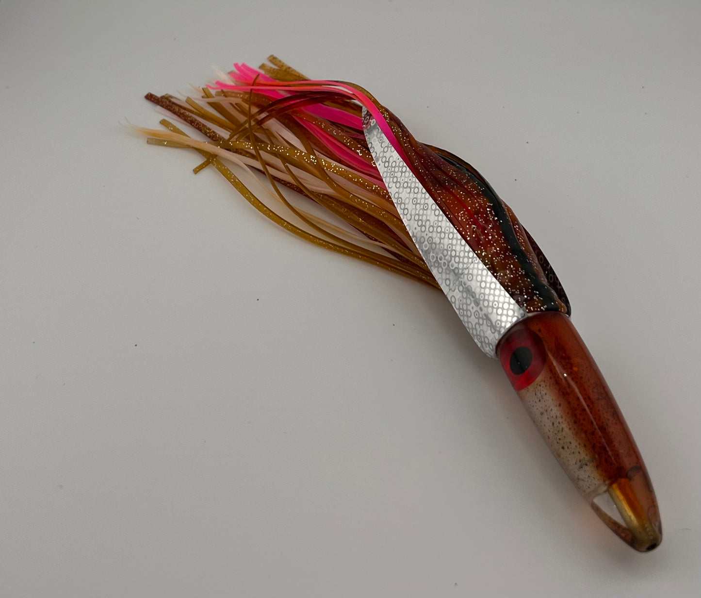 7" Squid Lure-Bullet w/black & red eye