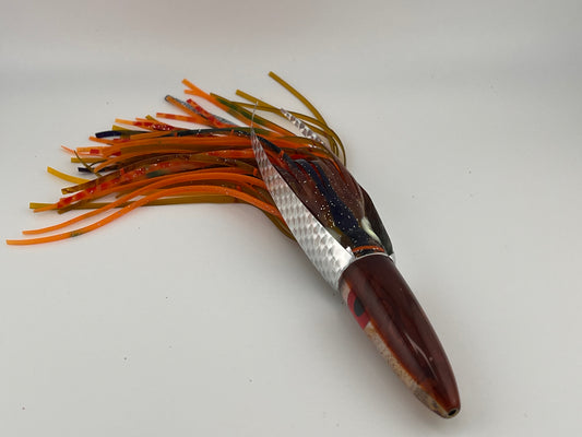 7" Squid Lure-Bullet w/black & red eye