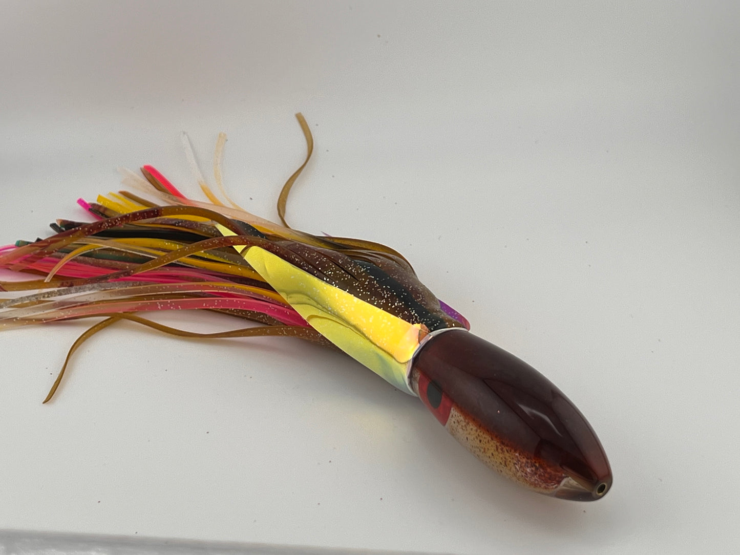 9" Squid Lure-Bullet w/black & red eye