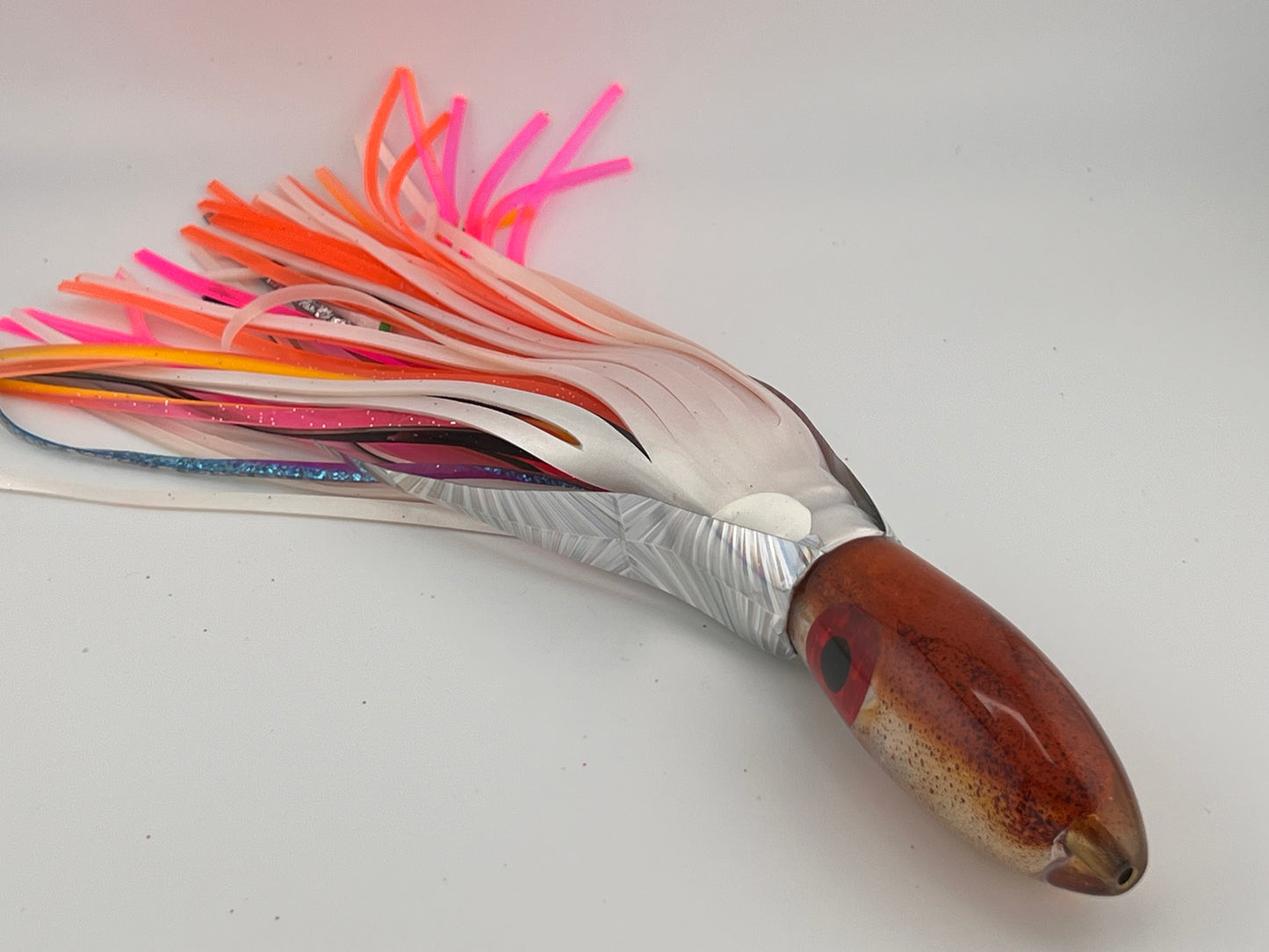 9" Squid Lure-Bullet w/black & red eye