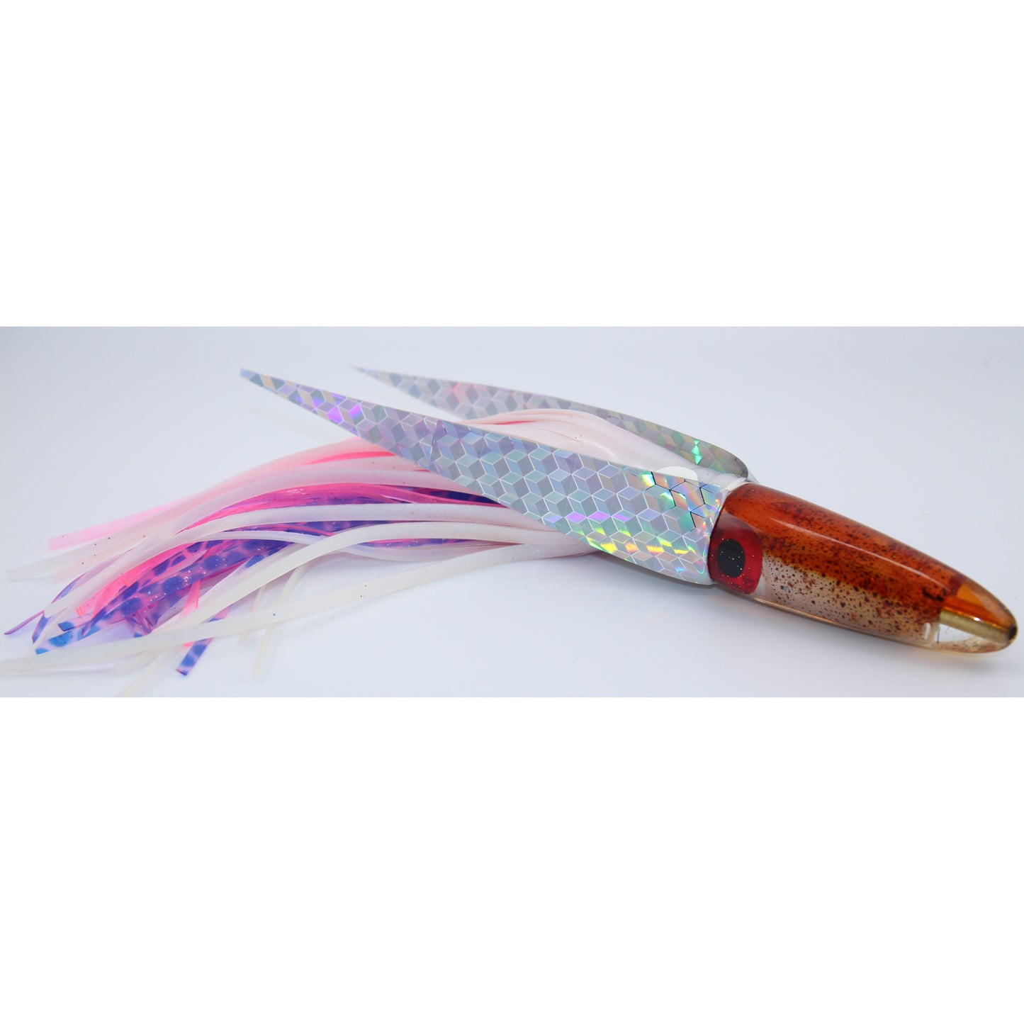 7" Squid Lure-Bullet w/black & red eye